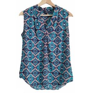The Limited Turquoise Sleeveless Blouse